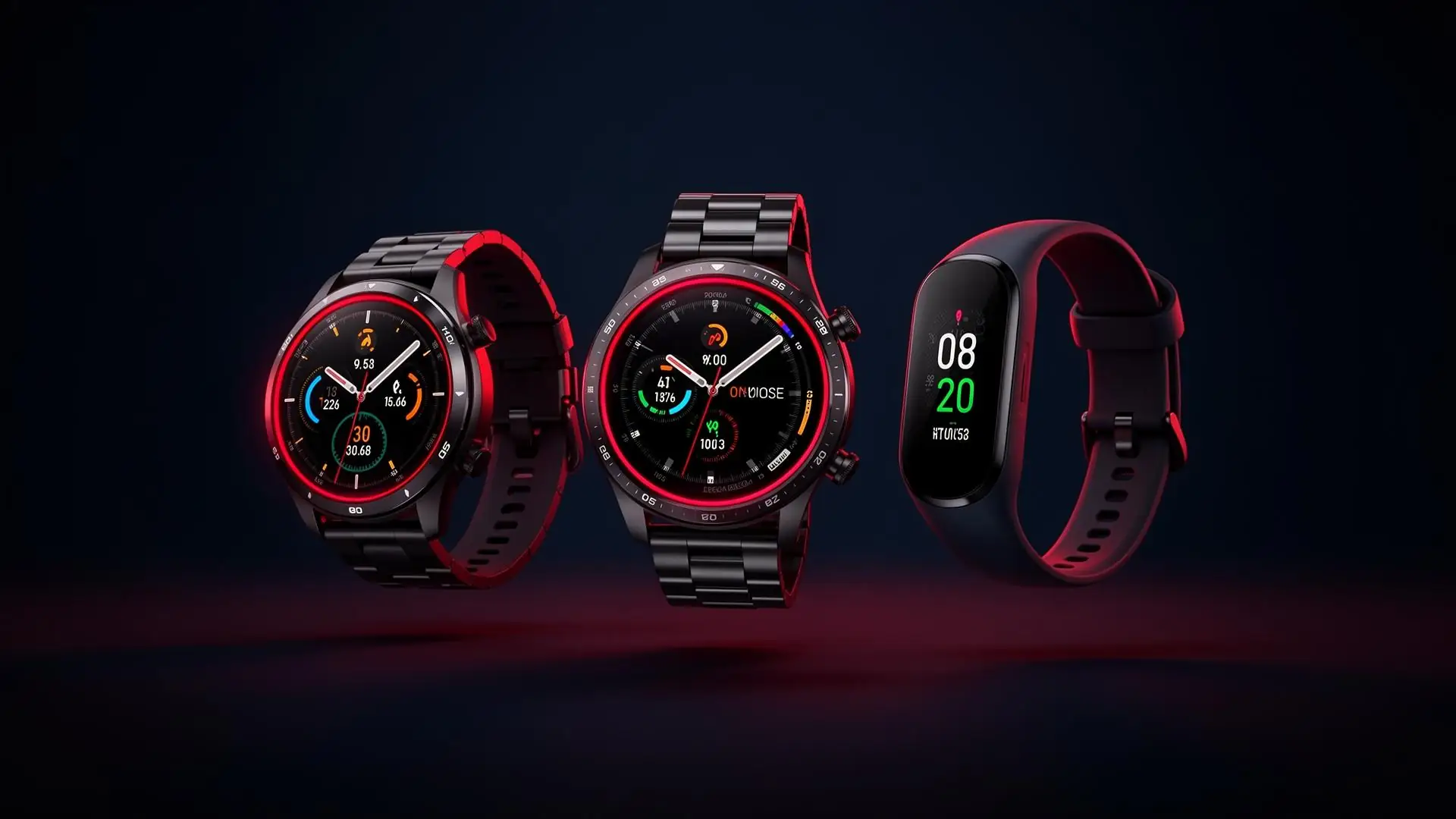 Range of fitness watches and smartwatches