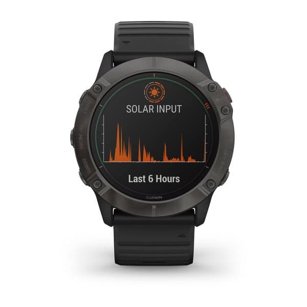 Garmin Fenix 6 Series Solar Pro Black Version