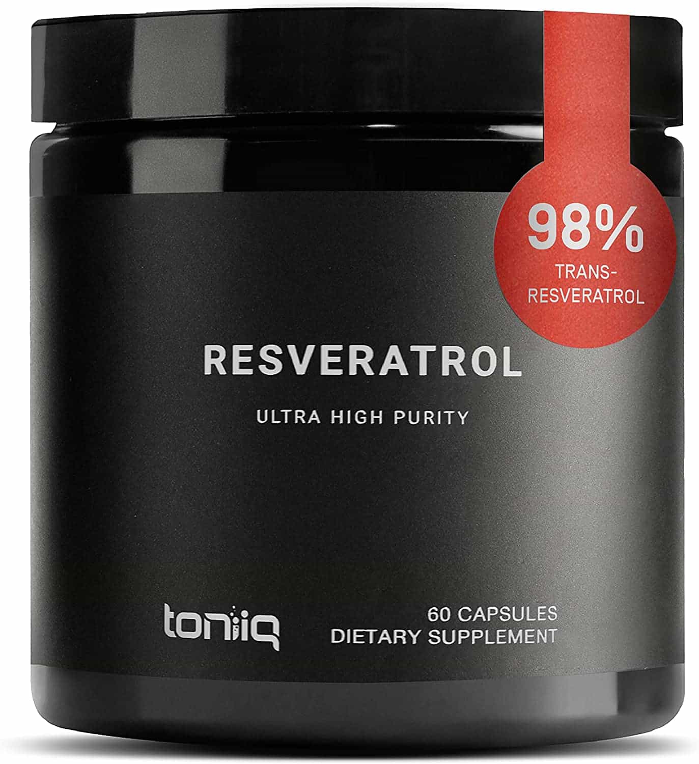 Toniiq Ultra High Purity Resveratrol Capsules