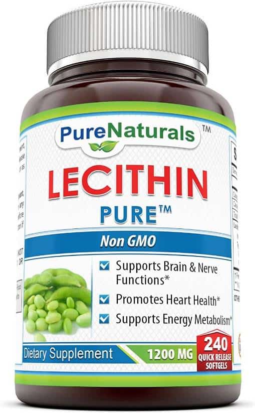 Pure Naturals Lecithin Quick Release Soft Gels