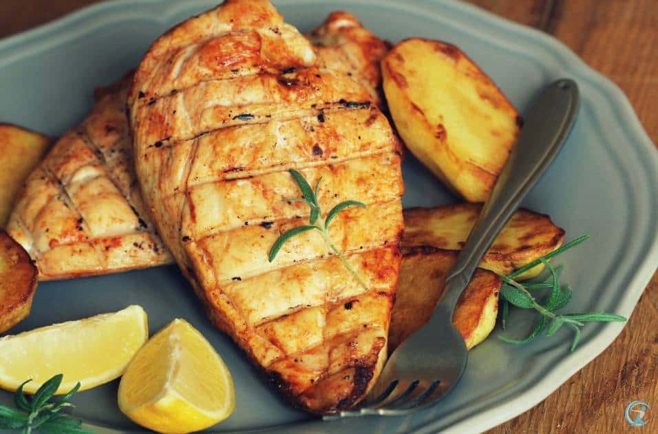 Grilled Lemon Chicken: