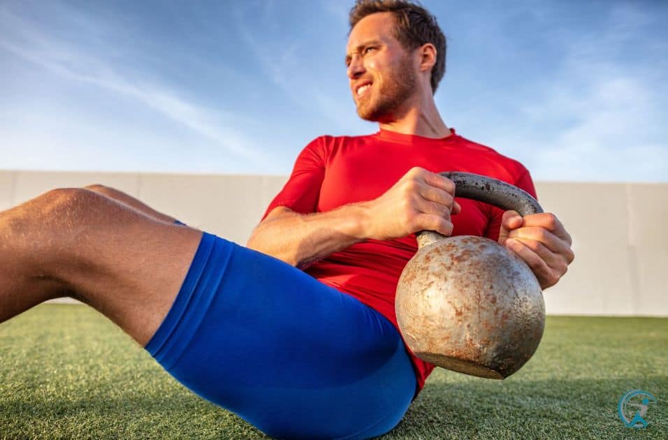 man doing excercise