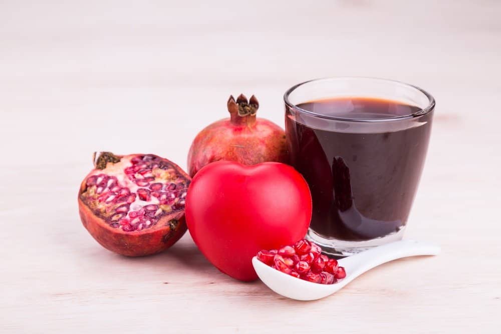 Organic Pomegranate juice with high anti-oxidant good for health