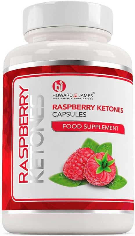 Howard u0026 James - Raspberry Ketones 120 Capsules 2000mg