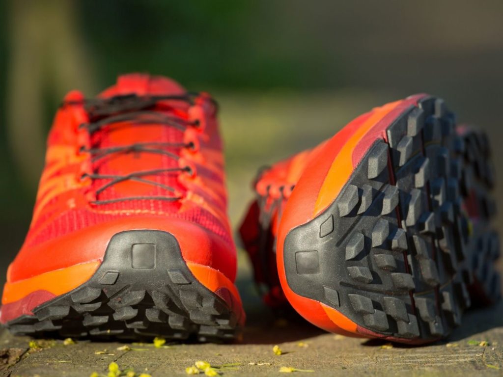 Break down the components of running shoes