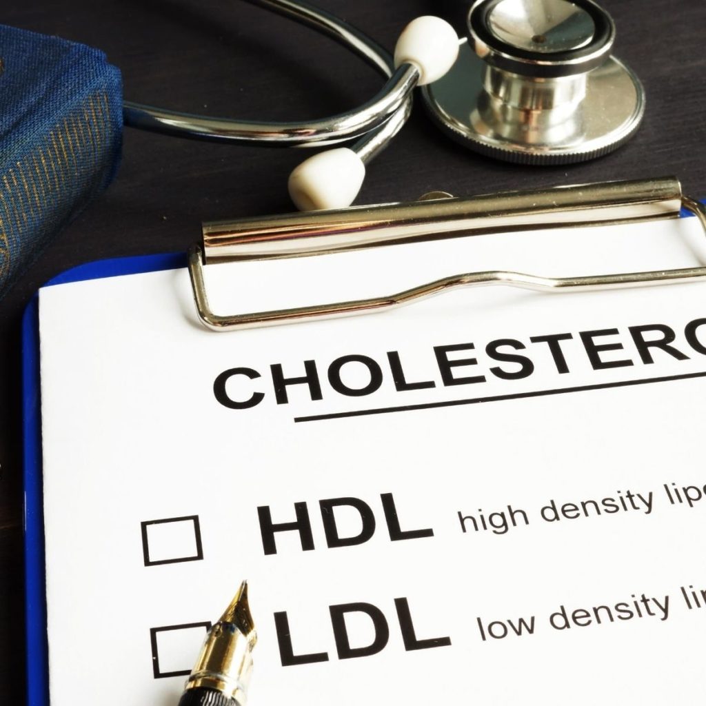high-density lipoprotein [HDL] cholesterol levels and low-density lipoprotein [LDL]-to-HDL 