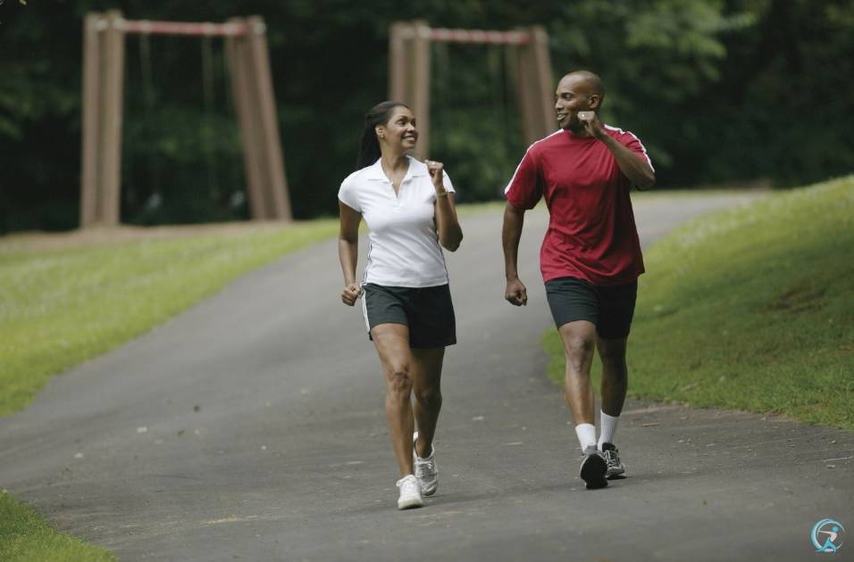 Wear a weight vest to burn more calories during your walk.