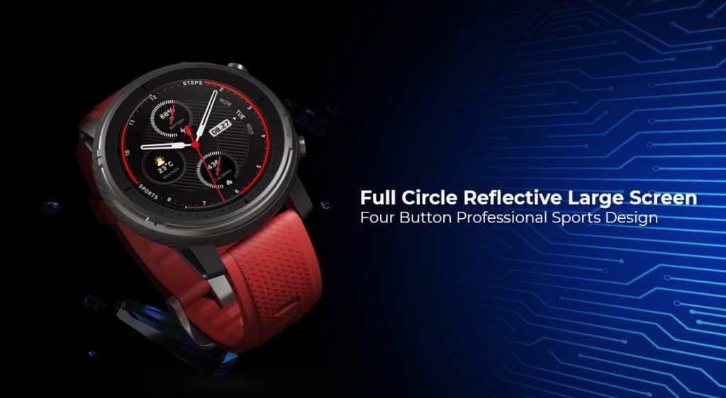 Amazfit Smart Sports Watch 3 offers reflective large screen