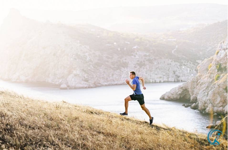 Running uphill improves your heart health and core strength.