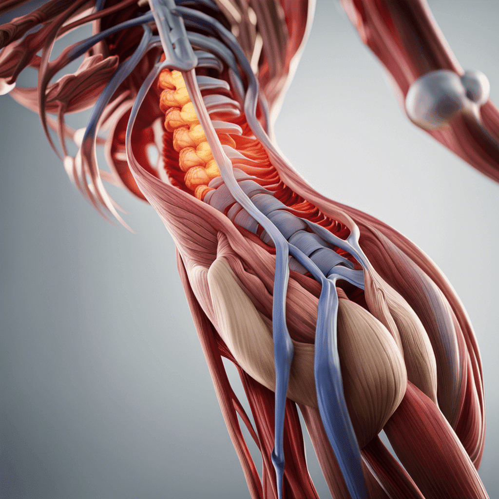 An image that showcases the intricate interplay of muscles, tendons, and ligaments in the human core, highlighting the engagement of the deep stabilizing muscles and their connection to the spine and pelvis