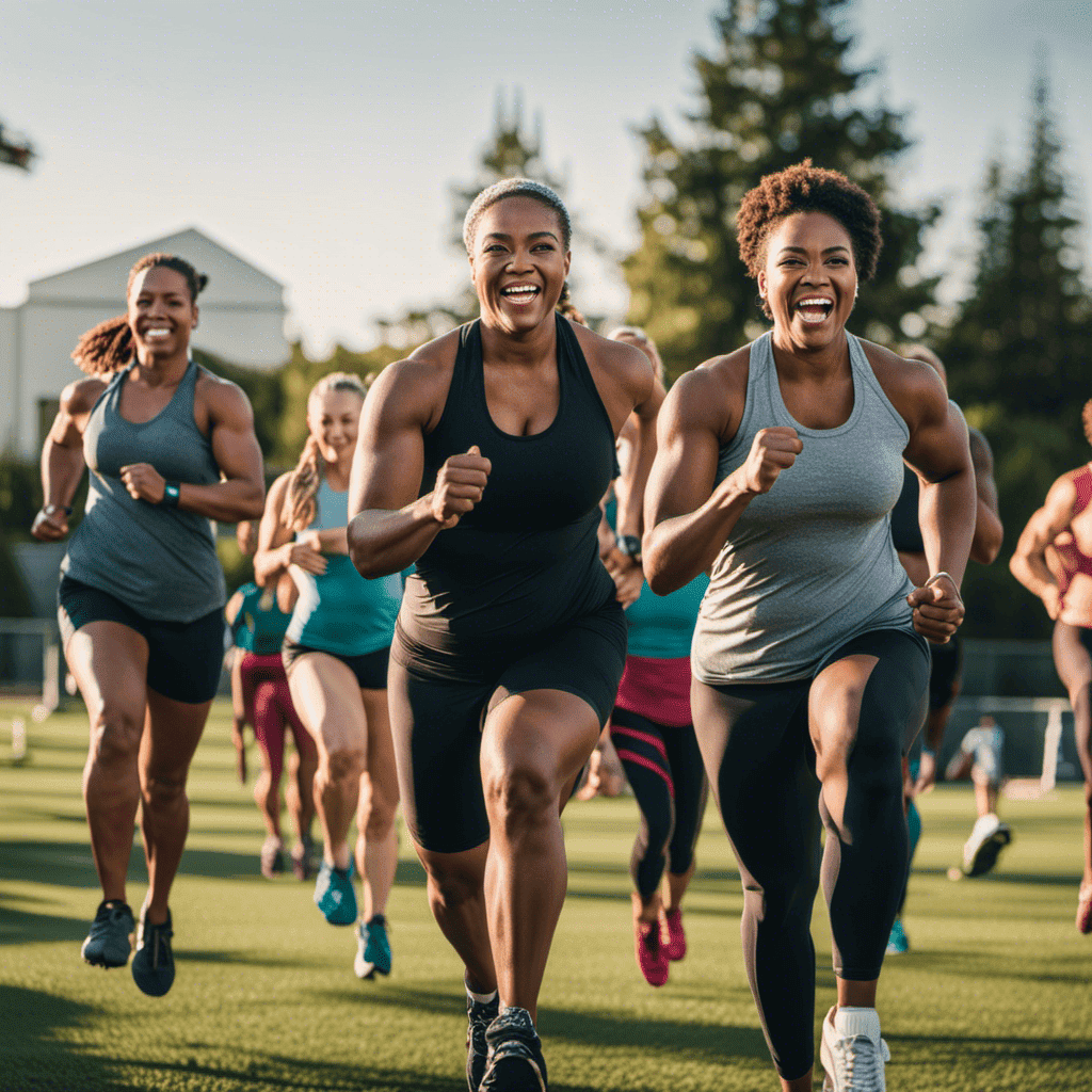 An image that showcases a diverse group of individuals engaged in various fitness activities, highlighting their unique body types, ages, and abilities