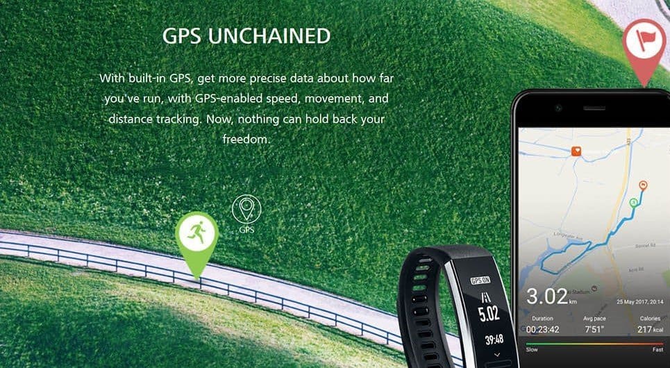 Huawei Band 2 Pro Review GPS