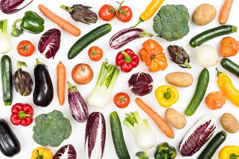 Assortment of fresh tasty vegetables on white background, healthy food concept - A Natural Way to Detox Your Body