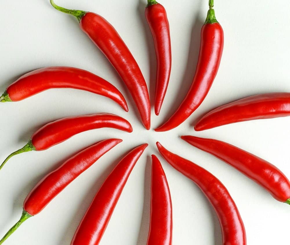 red chili pepper, top view - The Metabolic Reset Diet Plan