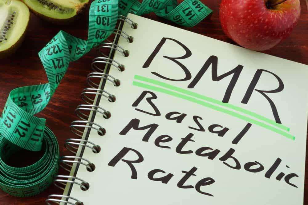 BMR Basal metabolic rate on a notepad - Natural ways to speed up your metabolism