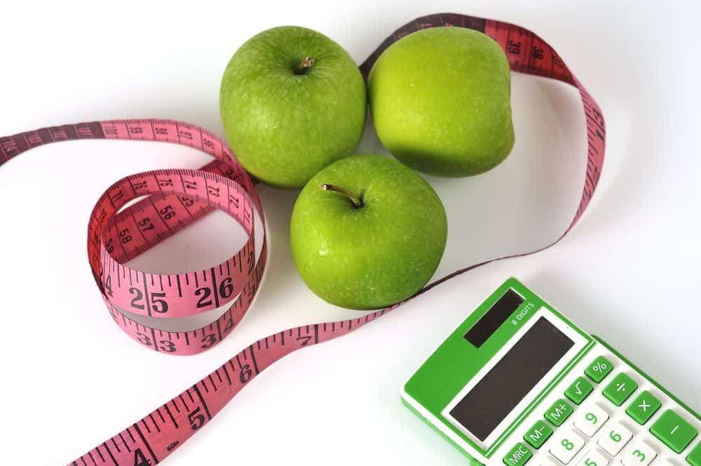 Green calculator - Healthy Lifestyle Concept