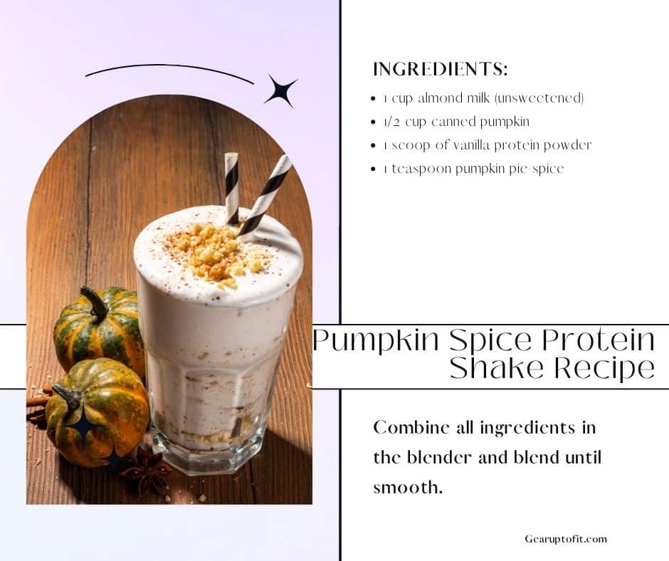 Pumpkin Spice Protein Shake Recipe