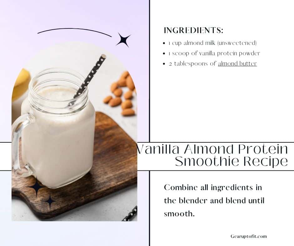 Vanilla Almond Protein Smoothie Recipe