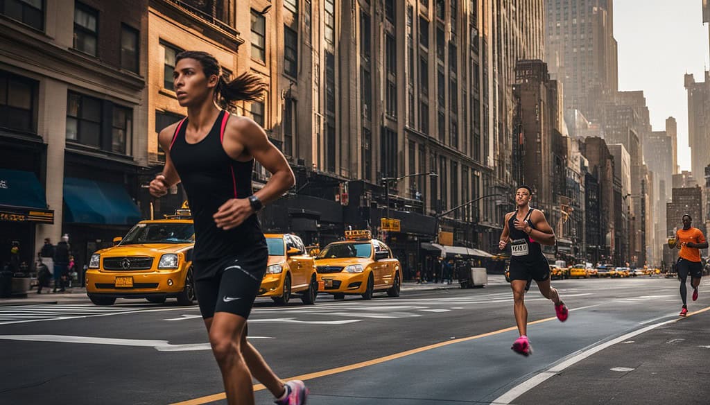 New York urban running