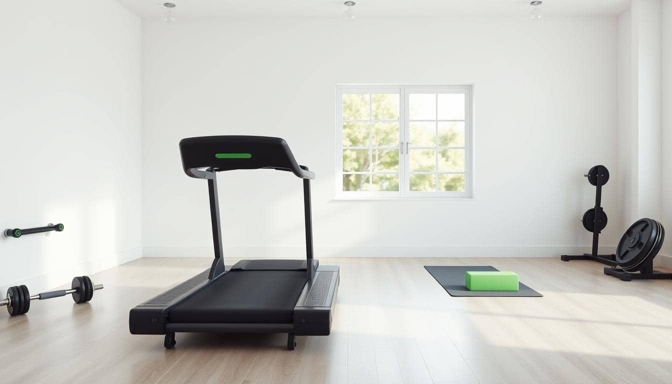 A variety of budget-friendly home gym essentials.