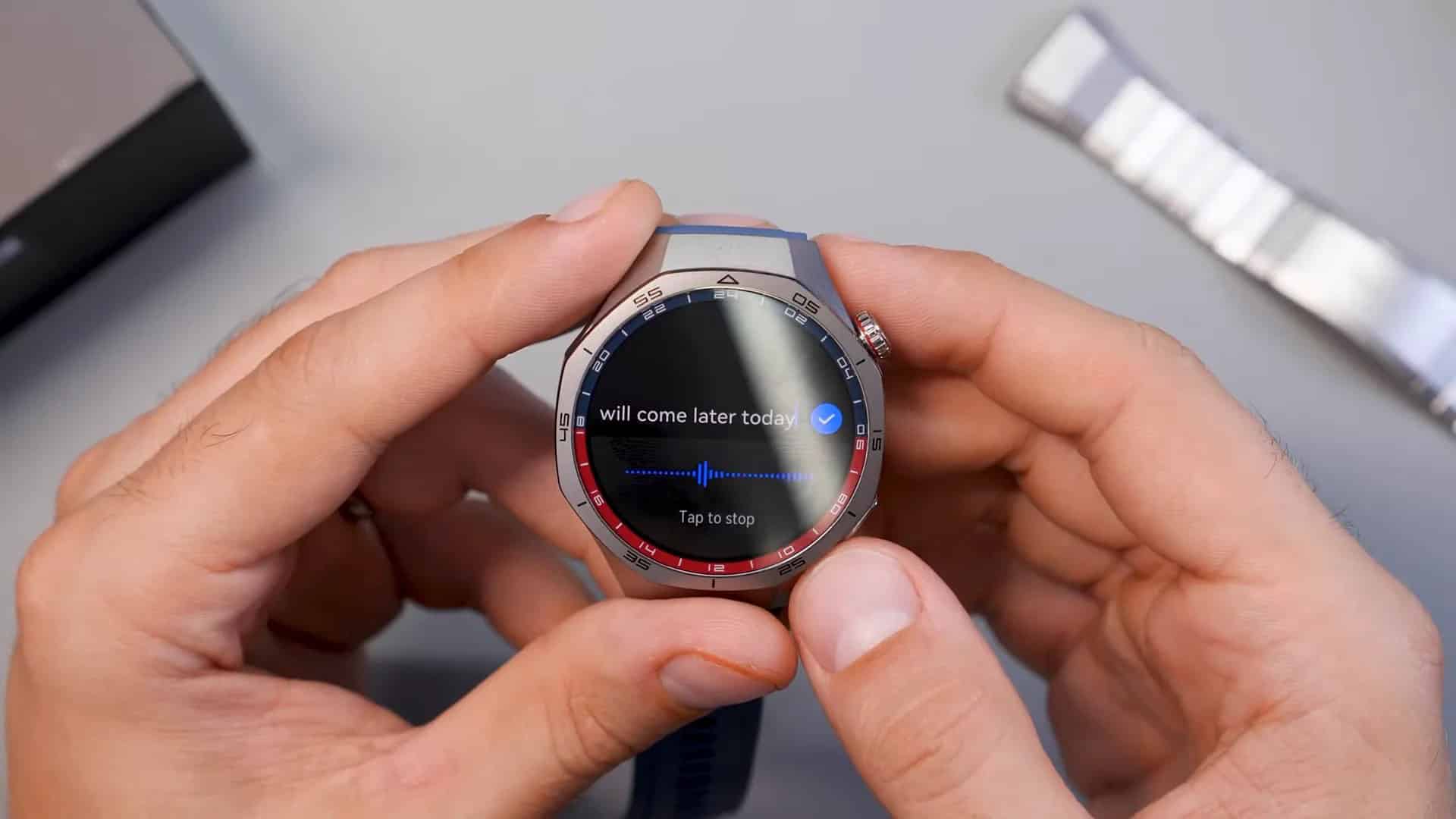 Full keyboard input on the HUAWEI WATCH GT 5 PRO