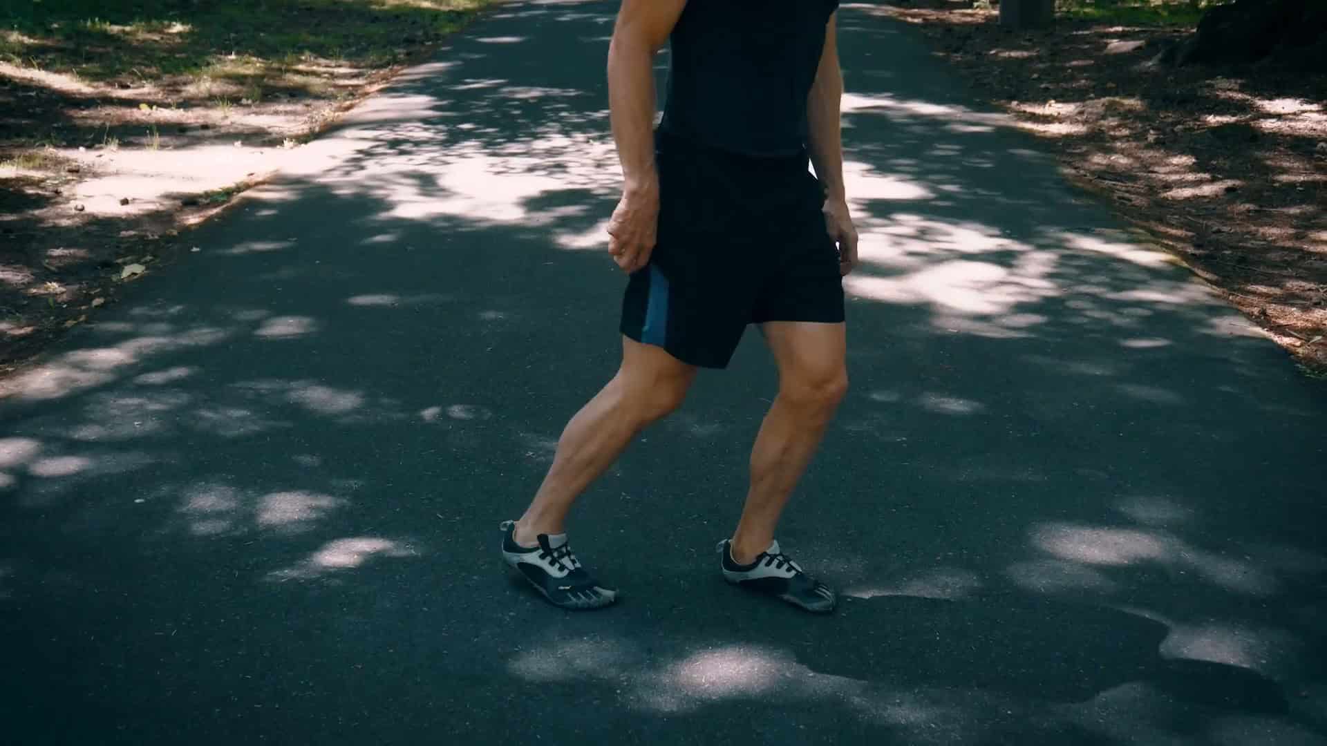 Practicing running technique