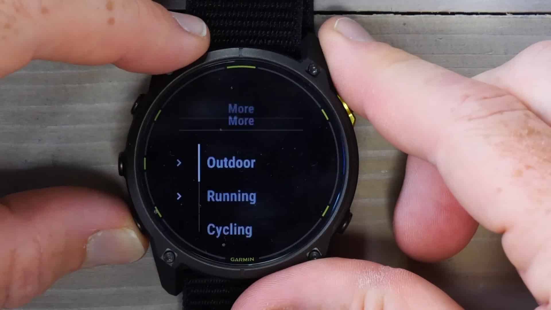 Garmin Enduro 3 settings navigation