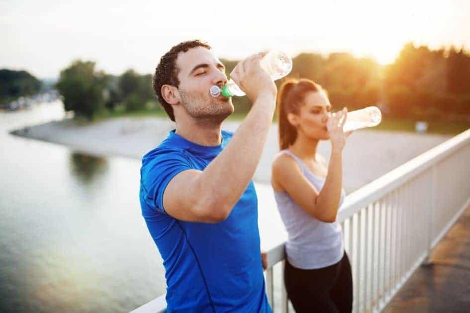 Drinking plenty of water can help keep your muscles and