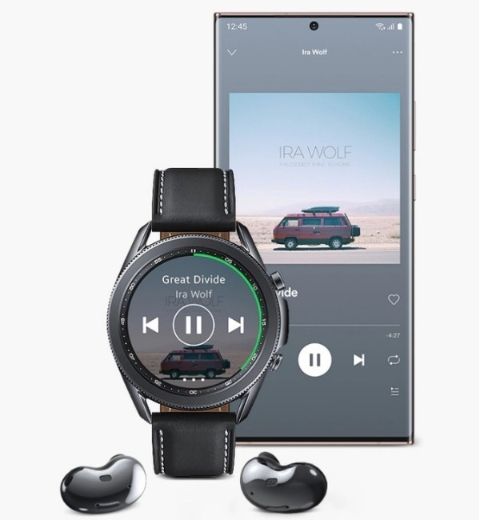 The watch has a variety of apps and storage