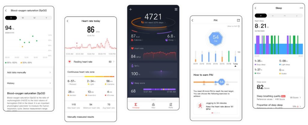 The Companion app of Amazfit GTS 2e Smartwatch
