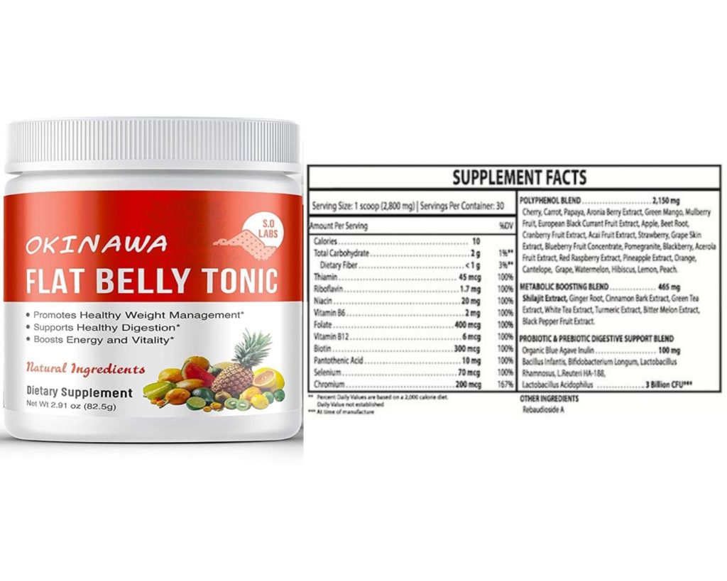 Okinawa Flat Belly Tonic is Made of natural ingredients