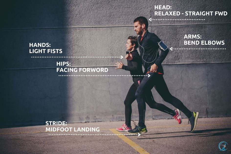 Keep correct Running Form to improve your running form