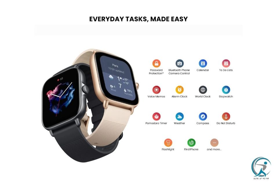 Amazfit GTS 3 smart features