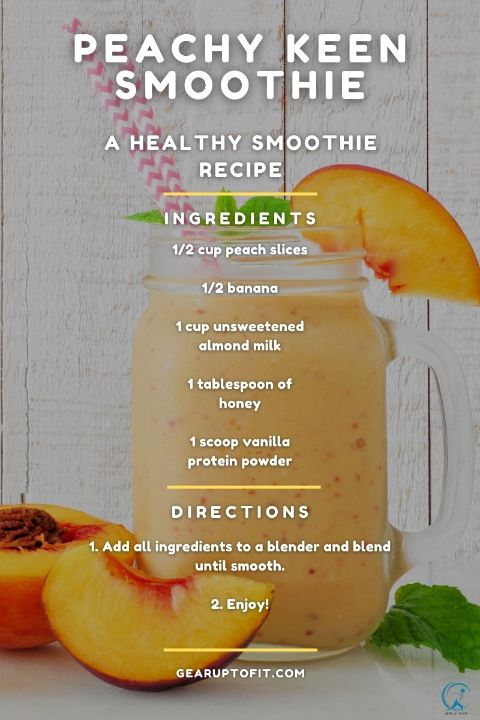 Peachy Keen smoothie