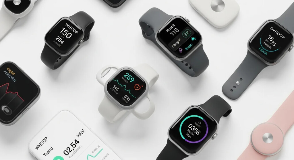Woman wearing a fitness tracker on her wrist, highlighting the numerous health benefits of wearing a fitness tracker in...