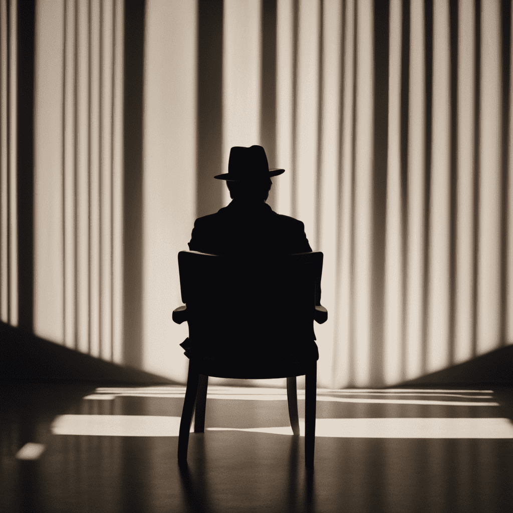 An image showcasing a person slouched in a chair, surrounded by looming shadows symbolizing the hidden dangers of a sedentary lifestyle