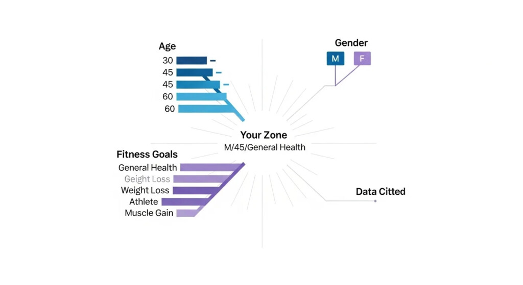 Body fat percentage chart for men with Body Fat Percentage For Men ideal ranges highlighted.