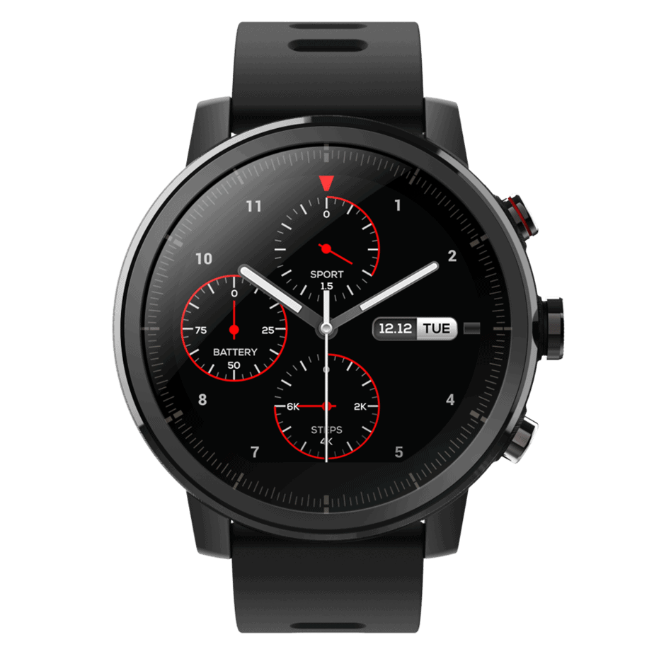 black watch design Amazfit Stratos Multisport Smartwatch Review 