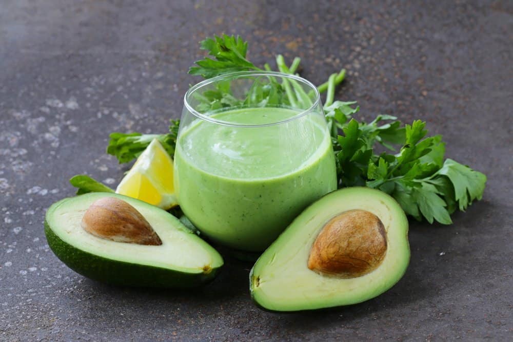 drink-a-smoothie-with-avocado - Diet Smoothies for Weight Loss