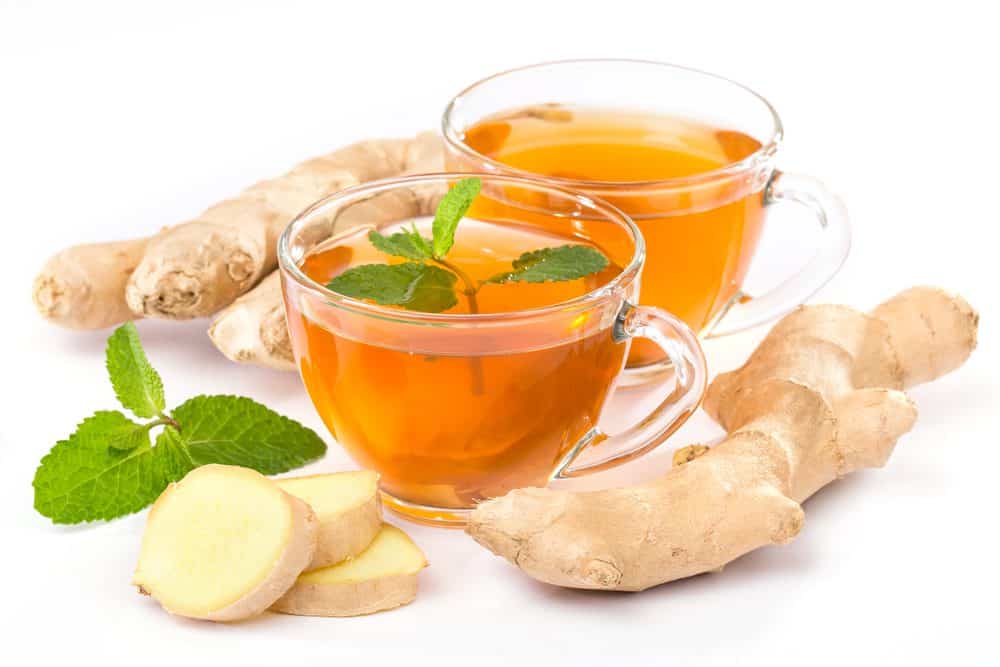 cup of hot tea with ginger - Lose Weight Naturally Fast