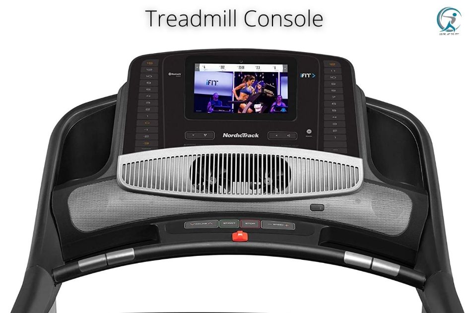 Some treadmills feature built-in consoles