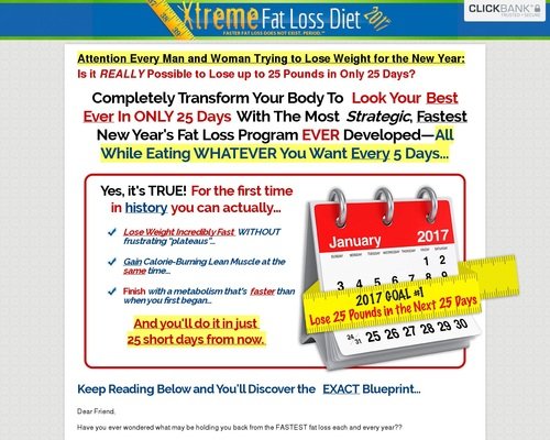 extreme fat loss diet