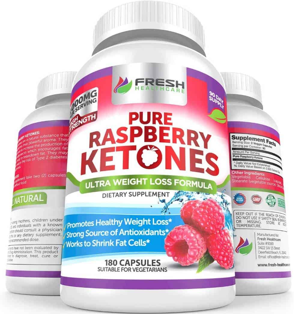 Fresh Healthcare Pure 100% Raspberry Ketones