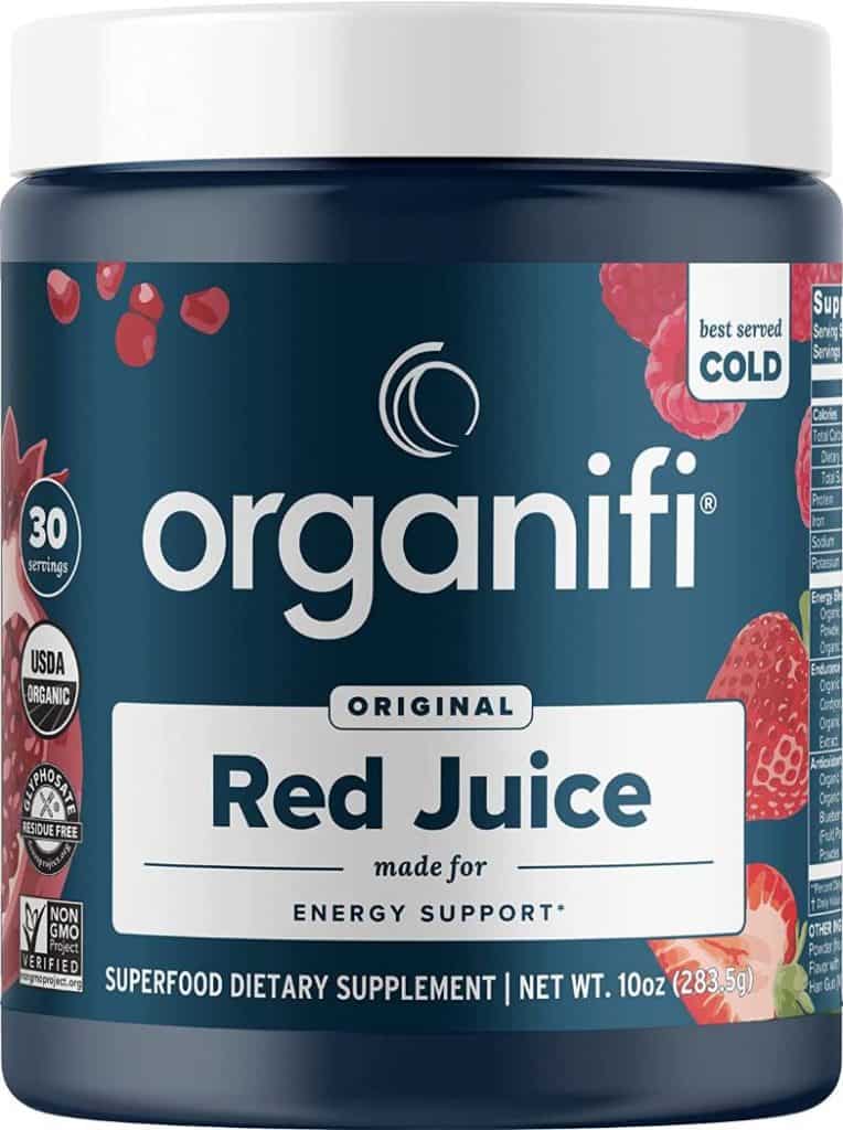 Organifi Red Juice - Organic Superfood Powder for Energy Support