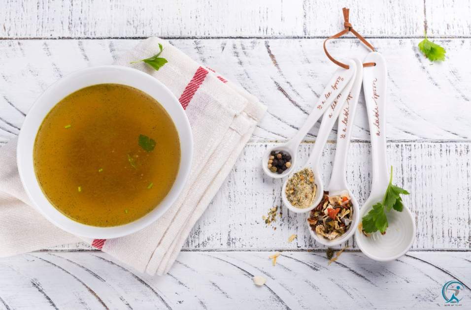 Bone broth soup is a great way to boost your immune system as it provides collagen and minerals that support your immune system and keep you healthy. 