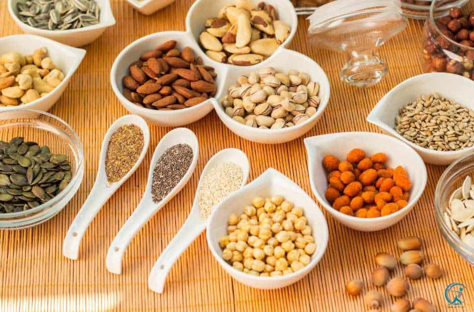 Zinc and magnesium, both important for the immune system, are found in high amounts in nuts and seeds.