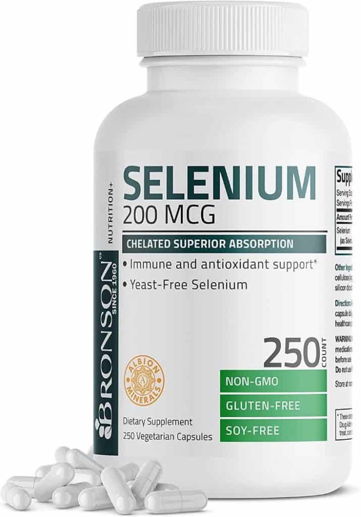 Bronson Selenium 200 mcg for Immune System