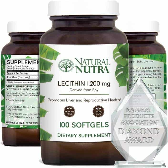 Natural Nutra Soy Lecithin Dietary Supplement