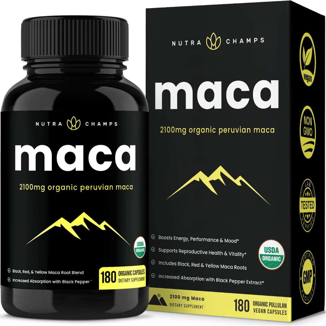 Organic Maca Root Capsules for Women & Men 2100mg helps to support and enhance sexual health, especially in women. Maca is a vegetable crop cultivated in the high mountain plateaus of Peru and is one of the most popular natural fertility herbs due to its ability to increase libido and sexual performance in both men and women.