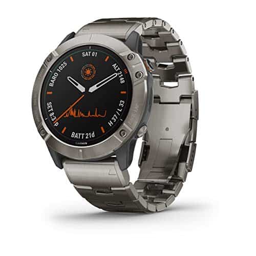 garmin fenix 6x pro solar gps watch